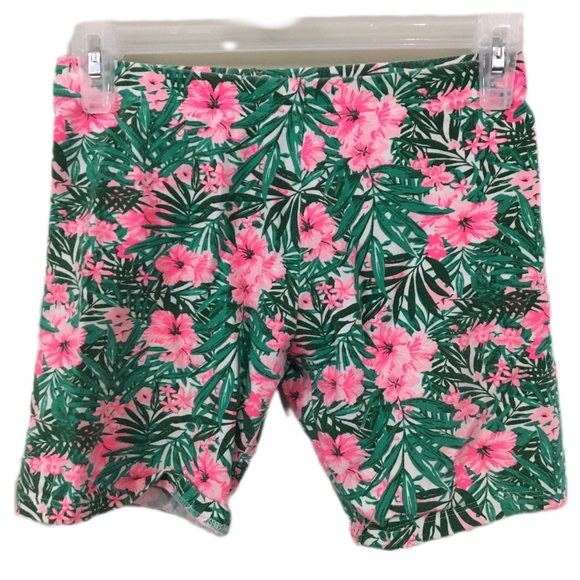 George Tropical Floral Women's Bike Shorts - Picture 2 of 3